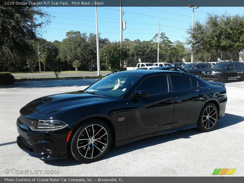 Pitch Black / Black 2018 Dodge Charger R/T Scat Pack