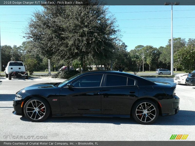 Pitch Black / Black 2018 Dodge Charger R/T Scat Pack