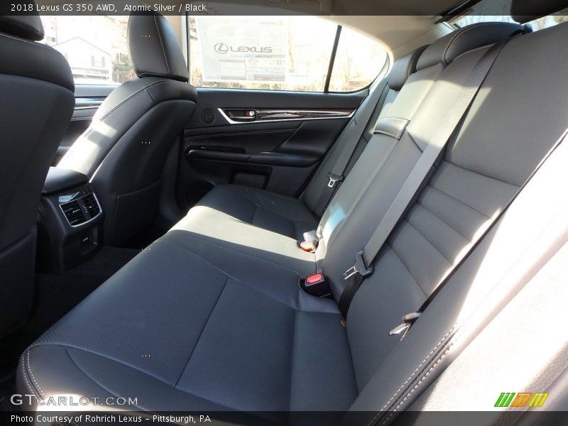 Atomic Silver / Black 2018 Lexus GS 350 AWD