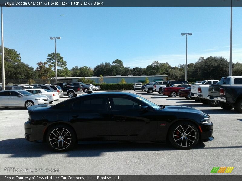 Pitch Black / Black 2018 Dodge Charger R/T Scat Pack