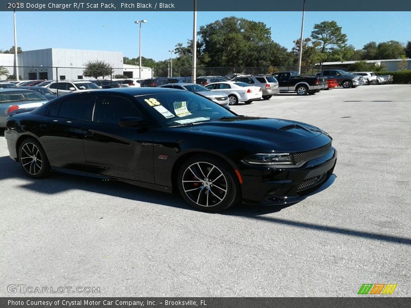 Pitch Black / Black 2018 Dodge Charger R/T Scat Pack