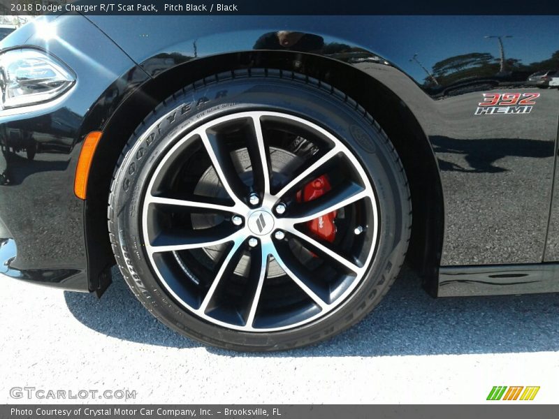 Pitch Black / Black 2018 Dodge Charger R/T Scat Pack