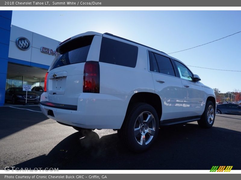 Summit White / Cocoa/Dune 2018 Chevrolet Tahoe LT