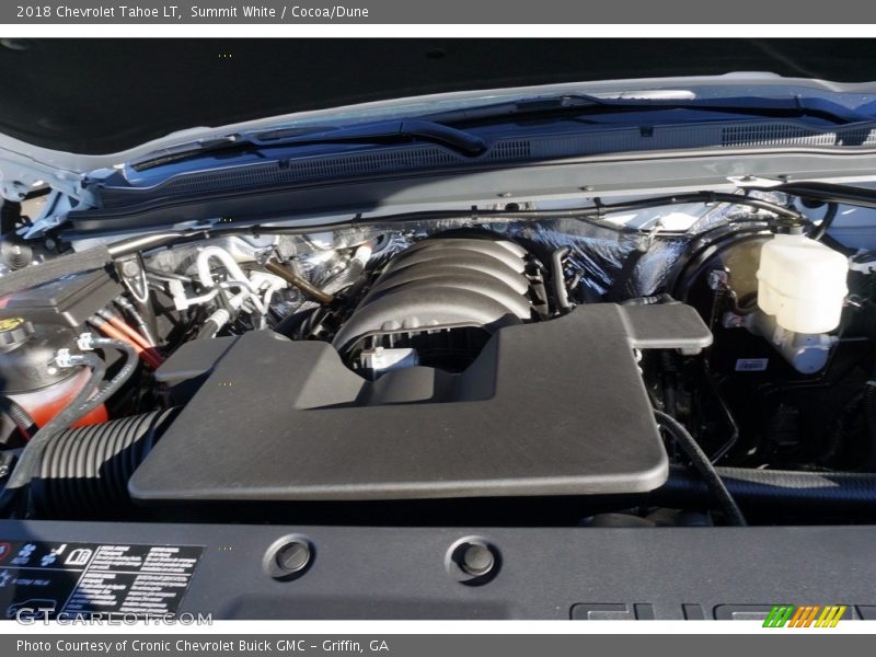 Summit White / Cocoa/Dune 2018 Chevrolet Tahoe LT