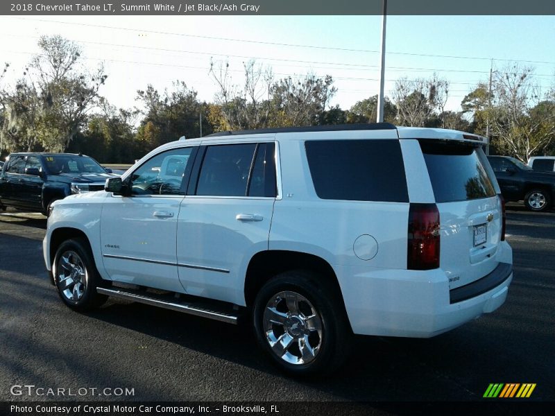 Summit White / Jet Black/Ash Gray 2018 Chevrolet Tahoe LT