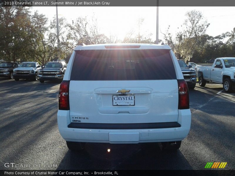 Summit White / Jet Black/Ash Gray 2018 Chevrolet Tahoe LT