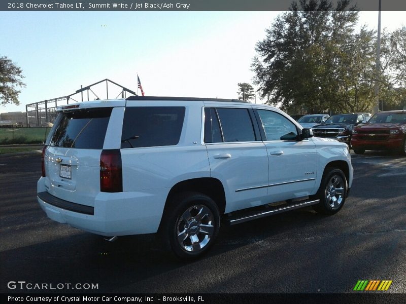 Summit White / Jet Black/Ash Gray 2018 Chevrolet Tahoe LT