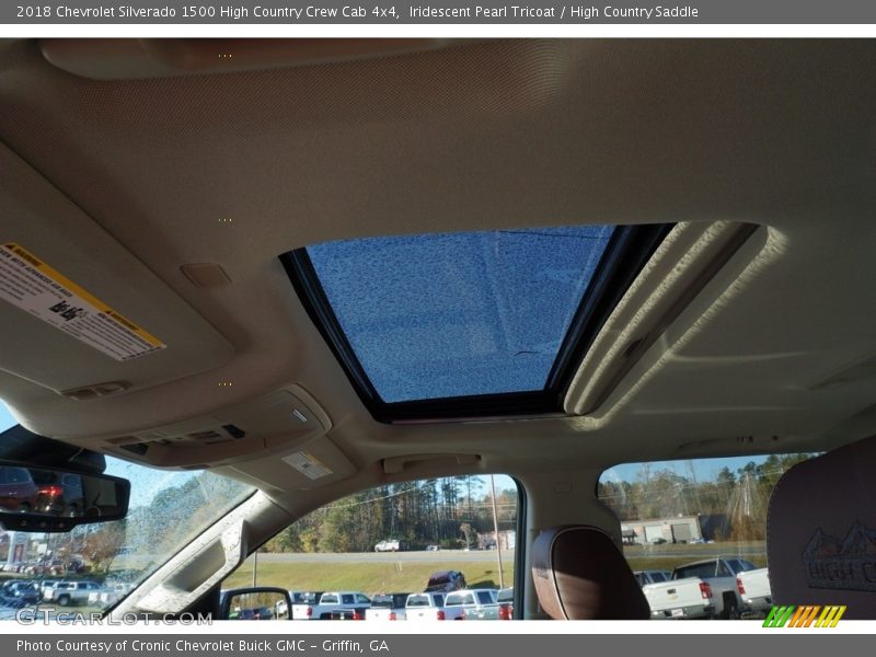 Iridescent Pearl Tricoat / High Country Saddle 2018 Chevrolet Silverado 1500 High Country Crew Cab 4x4