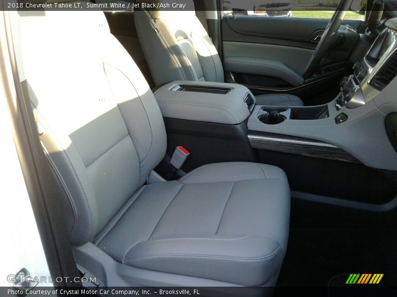 Summit White / Jet Black/Ash Gray 2018 Chevrolet Tahoe LT