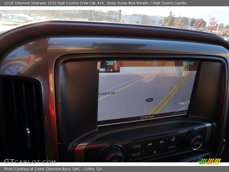 Deep Ocean Blue Metallic / High Country Saddle 2018 Chevrolet Silverado 1500 High Country Crew Cab 4x4