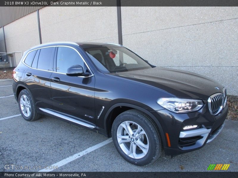 Dark Graphite Metallic / Black 2018 BMW X3 xDrive30i