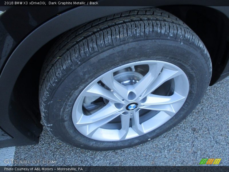 Dark Graphite Metallic / Black 2018 BMW X3 xDrive30i