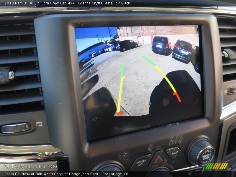 Granite Crystal Metallic / Black 2018 Ram 3500 Big Horn Crew Cab 4x4