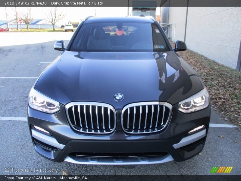 Dark Graphite Metallic / Black 2018 BMW X3 xDrive30i