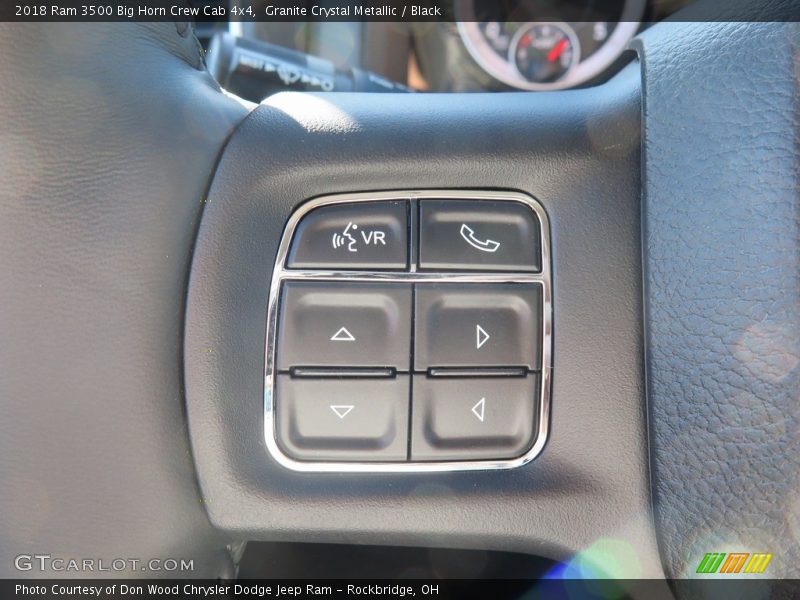Granite Crystal Metallic / Black 2018 Ram 3500 Big Horn Crew Cab 4x4