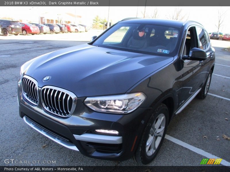 Dark Graphite Metallic / Black 2018 BMW X3 xDrive30i