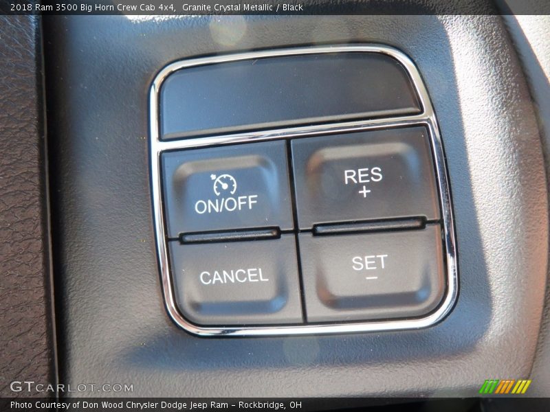 Granite Crystal Metallic / Black 2018 Ram 3500 Big Horn Crew Cab 4x4
