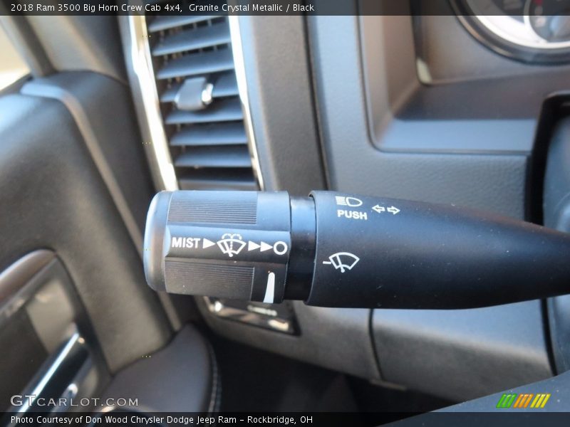 Granite Crystal Metallic / Black 2018 Ram 3500 Big Horn Crew Cab 4x4