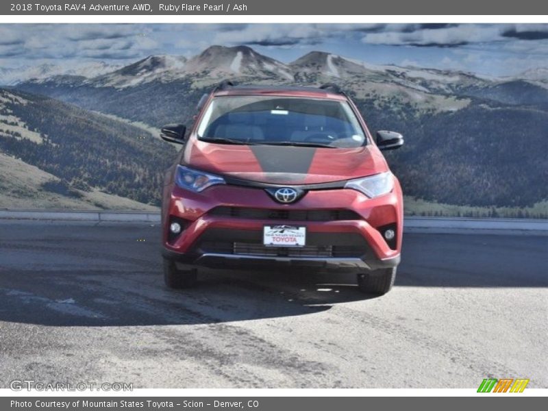 Ruby Flare Pearl / Ash 2018 Toyota RAV4 Adventure AWD