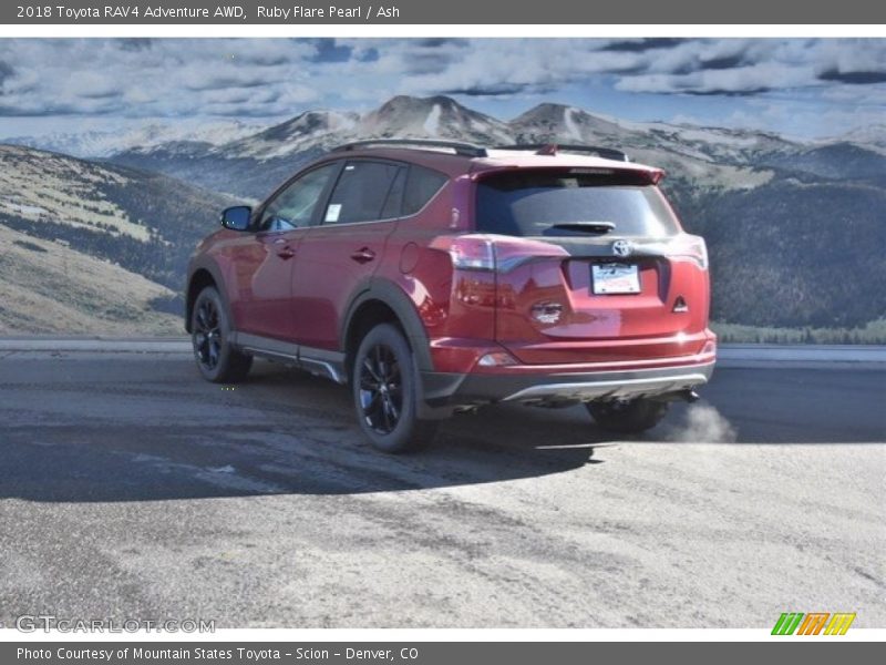 Ruby Flare Pearl / Ash 2018 Toyota RAV4 Adventure AWD