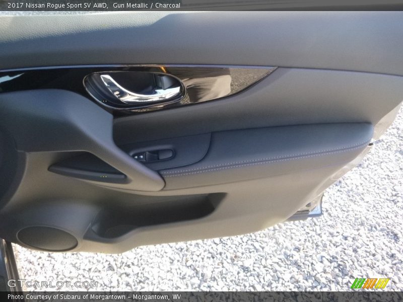 Gun Metallic / Charcoal 2017 Nissan Rogue Sport SV AWD