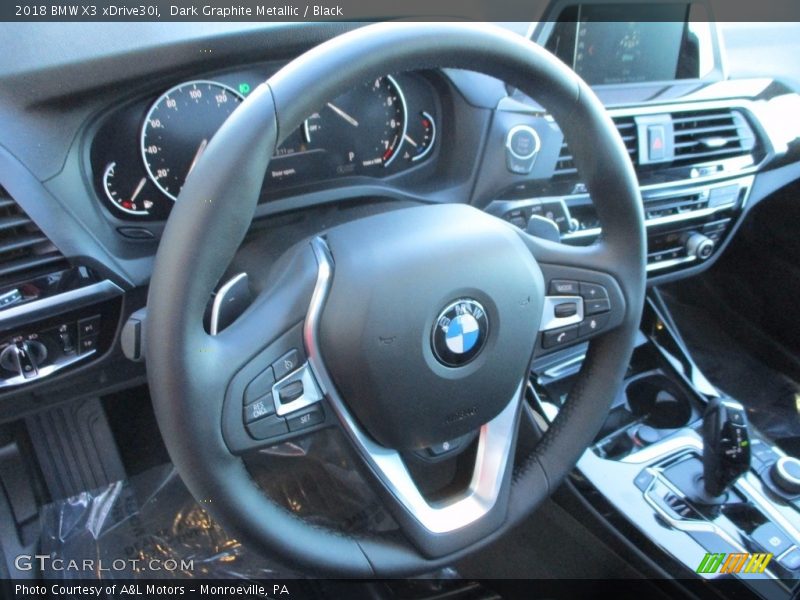 Dark Graphite Metallic / Black 2018 BMW X3 xDrive30i