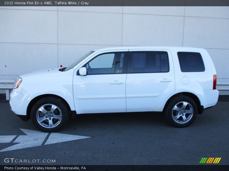 Taffeta White / Gray 2015 Honda Pilot EX-L 4WD
