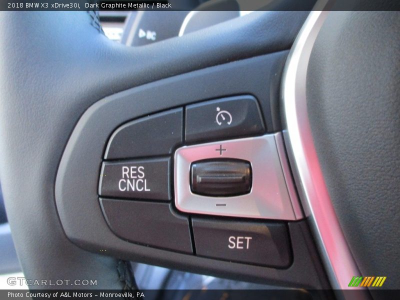 Dark Graphite Metallic / Black 2018 BMW X3 xDrive30i