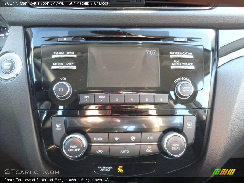Gun Metallic / Charcoal 2017 Nissan Rogue Sport SV AWD