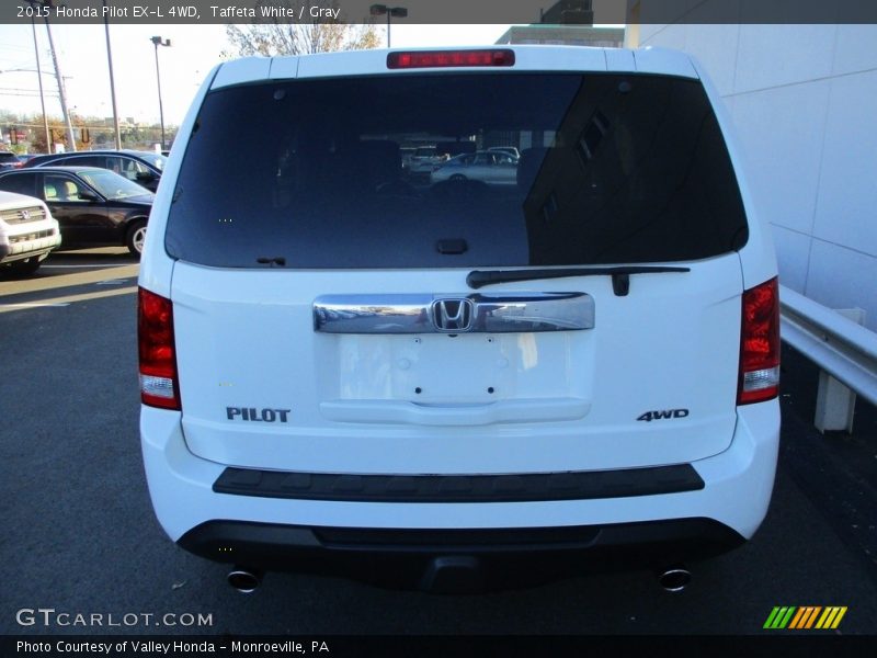 Taffeta White / Gray 2015 Honda Pilot EX-L 4WD