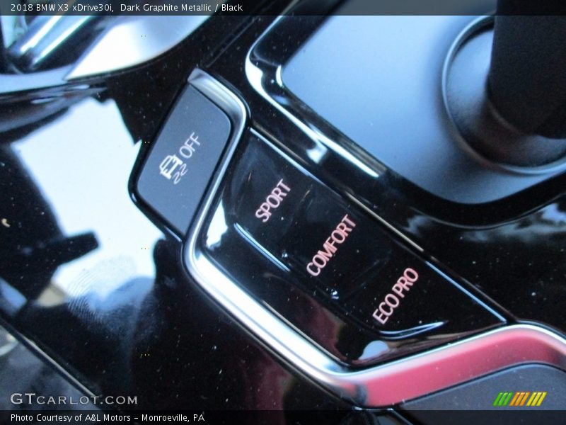 Dark Graphite Metallic / Black 2018 BMW X3 xDrive30i