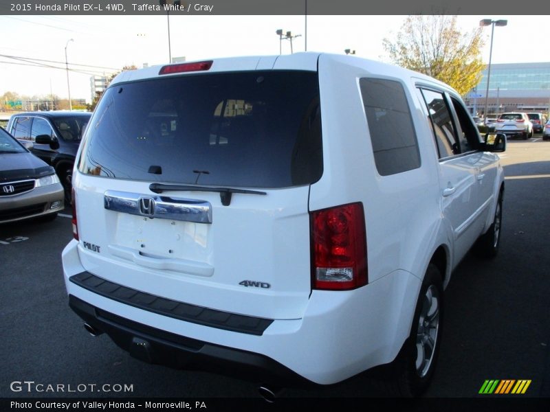 Taffeta White / Gray 2015 Honda Pilot EX-L 4WD