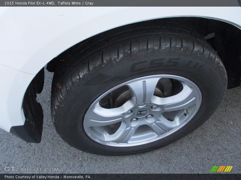Taffeta White / Gray 2015 Honda Pilot EX-L 4WD