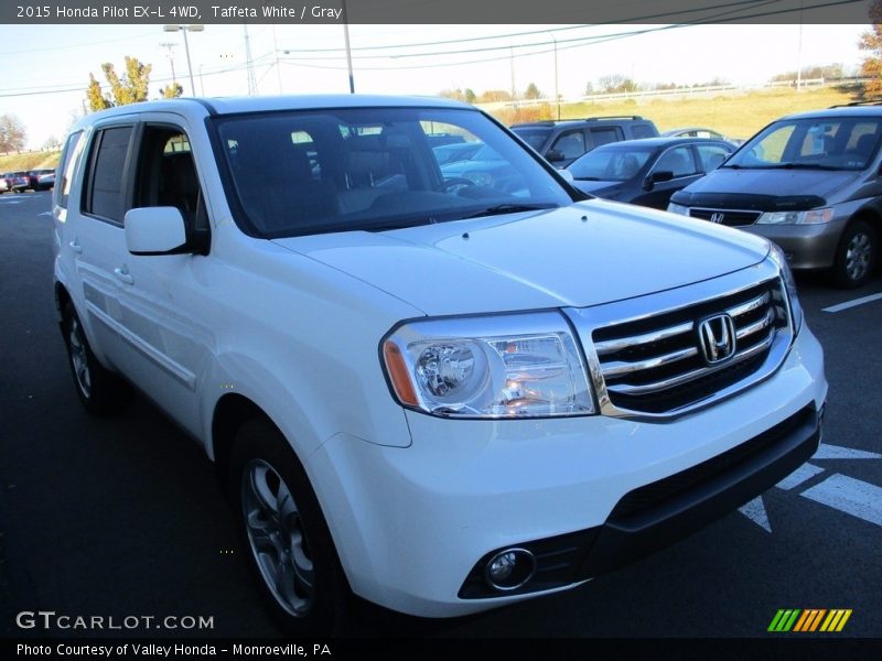 Taffeta White / Gray 2015 Honda Pilot EX-L 4WD