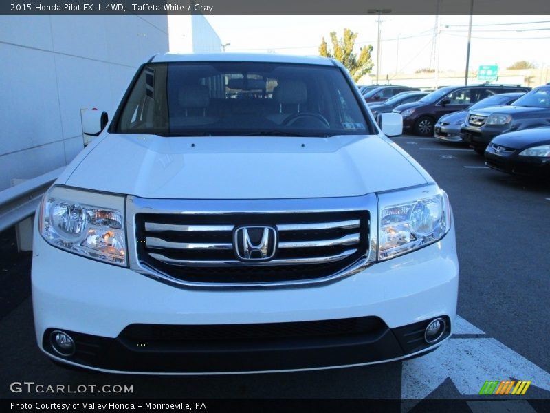 Taffeta White / Gray 2015 Honda Pilot EX-L 4WD