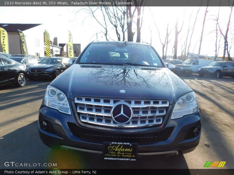 Palladium Silver Metallic / Cashmere 2010 Mercedes-Benz ML 350 4Matic