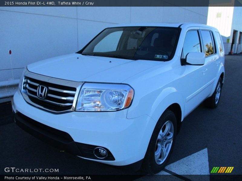 Taffeta White / Gray 2015 Honda Pilot EX-L 4WD