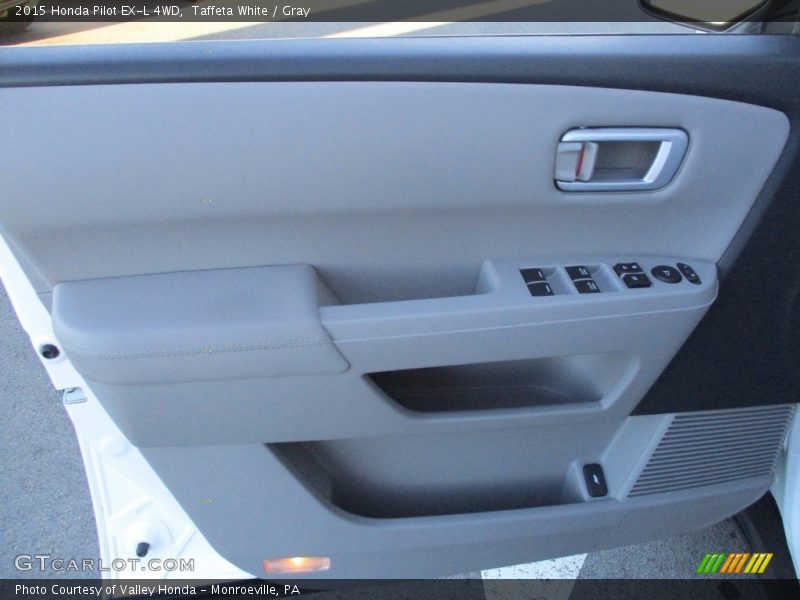 Taffeta White / Gray 2015 Honda Pilot EX-L 4WD