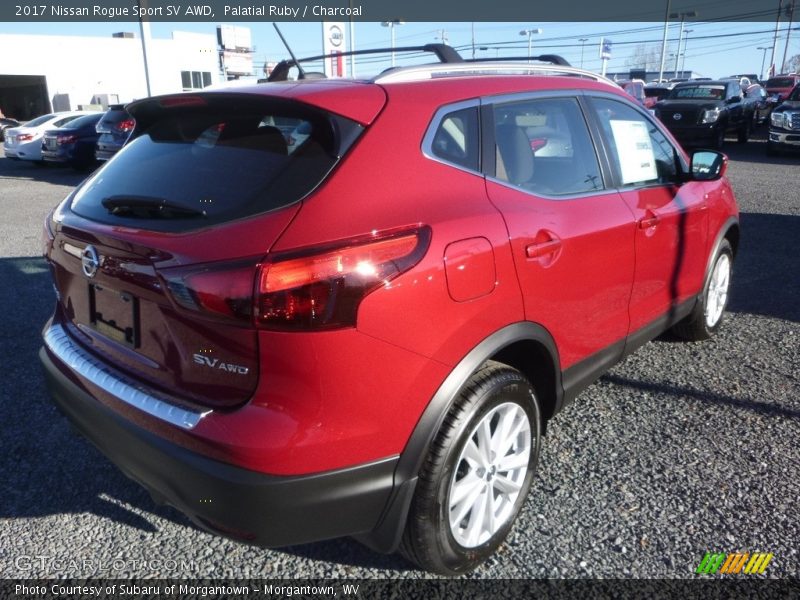 Palatial Ruby / Charcoal 2017 Nissan Rogue Sport SV AWD
