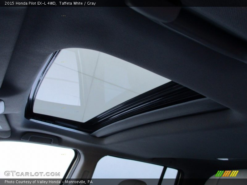 Taffeta White / Gray 2015 Honda Pilot EX-L 4WD