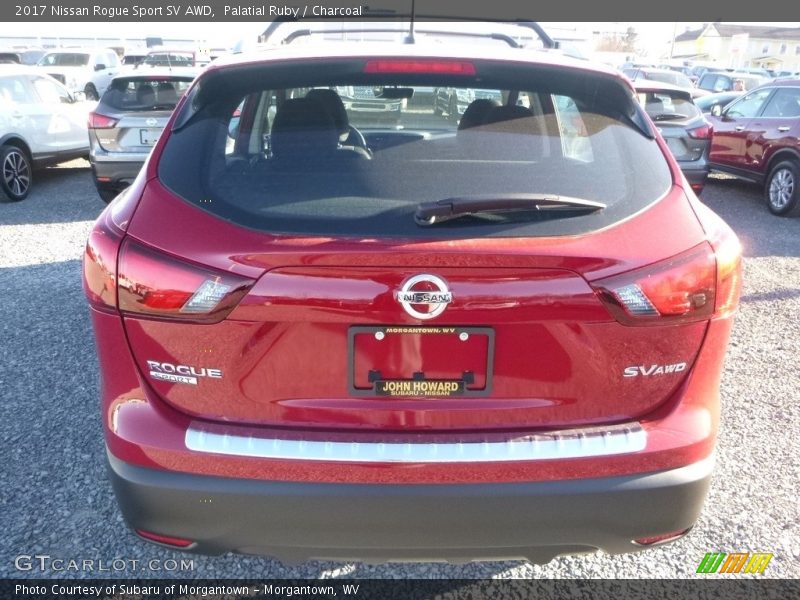 Palatial Ruby / Charcoal 2017 Nissan Rogue Sport SV AWD