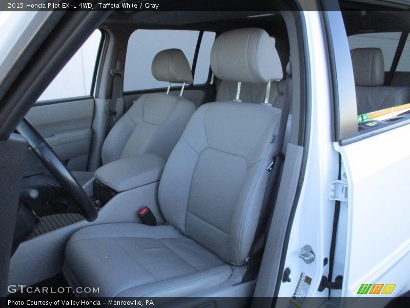 Taffeta White / Gray 2015 Honda Pilot EX-L 4WD