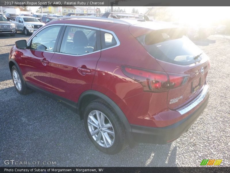 Palatial Ruby / Charcoal 2017 Nissan Rogue Sport SV AWD