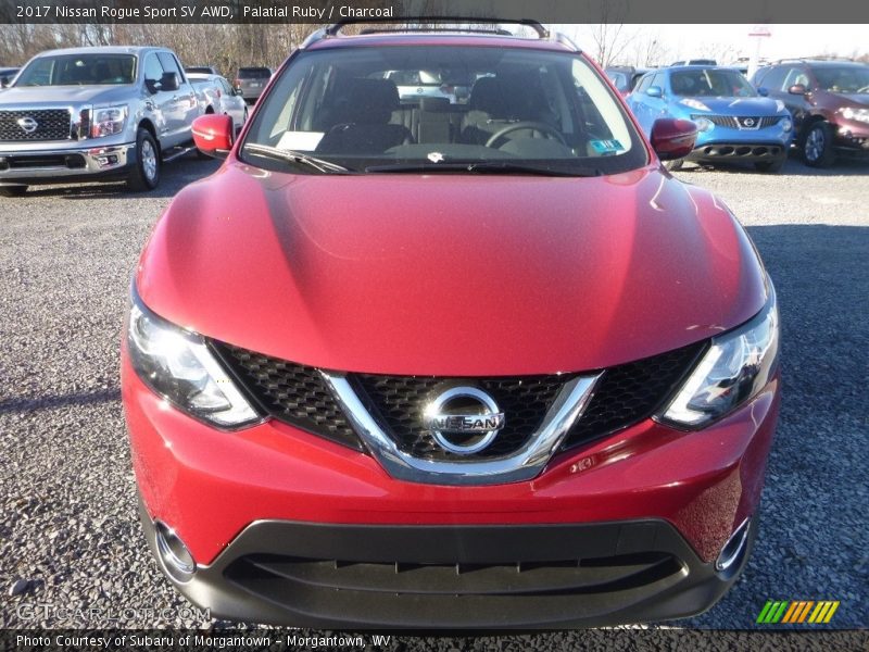 Palatial Ruby / Charcoal 2017 Nissan Rogue Sport SV AWD