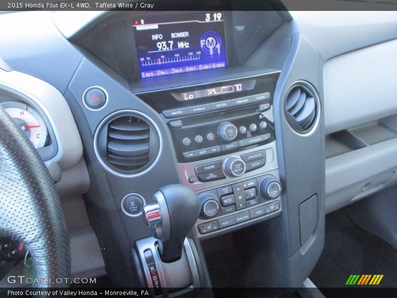 Taffeta White / Gray 2015 Honda Pilot EX-L 4WD