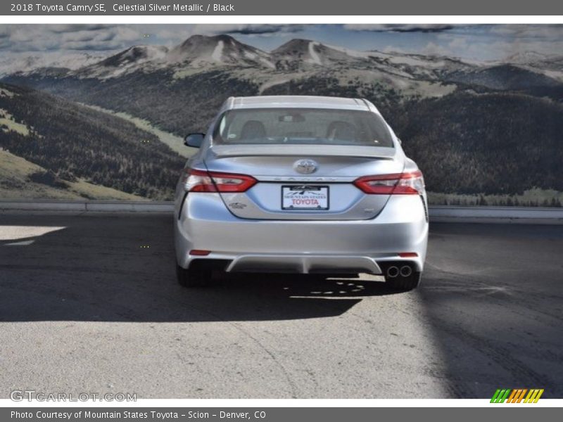 Celestial Silver Metallic / Black 2018 Toyota Camry SE