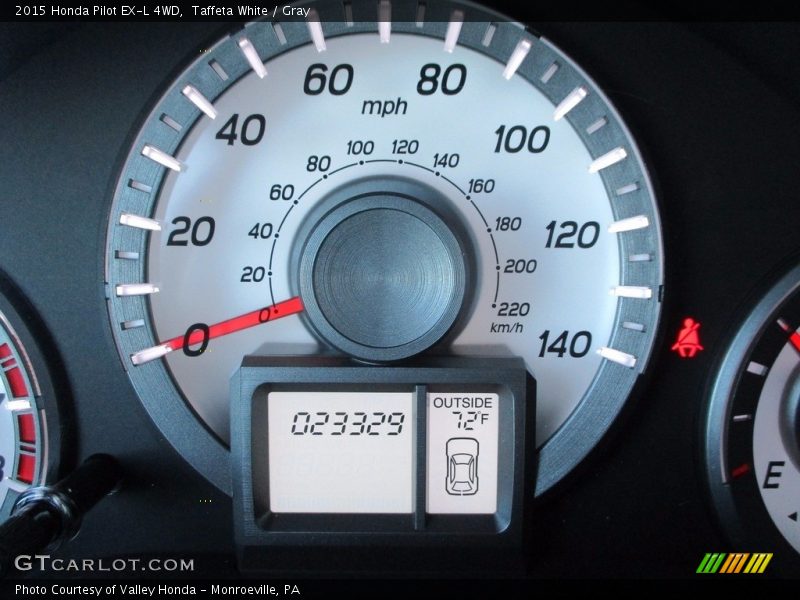 Taffeta White / Gray 2015 Honda Pilot EX-L 4WD