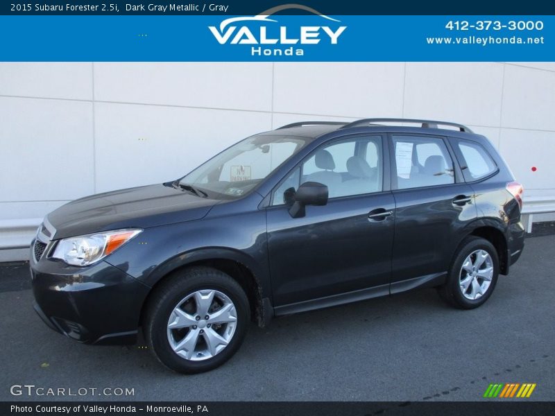 Dark Gray Metallic / Gray 2015 Subaru Forester 2.5i