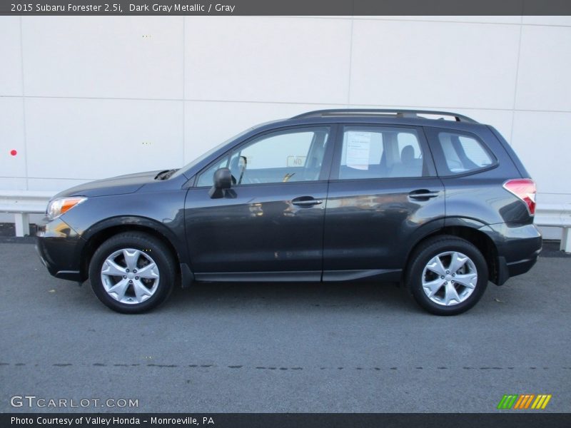 Dark Gray Metallic / Gray 2015 Subaru Forester 2.5i