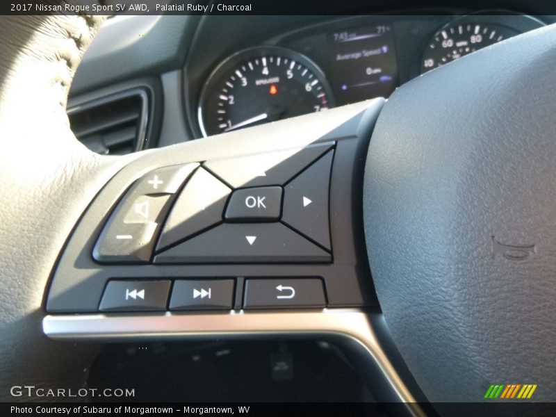Palatial Ruby / Charcoal 2017 Nissan Rogue Sport SV AWD